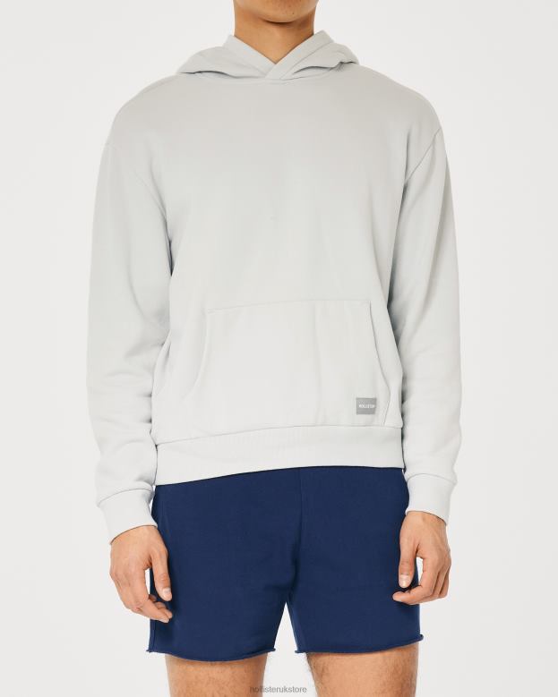 Bottoms Hollister Men Terry Fleece Logo Shorts 5\\ 488201185 Dark Blue